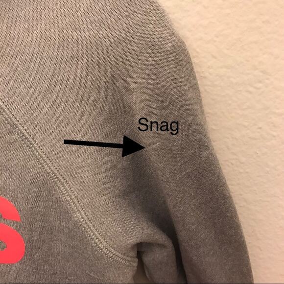 Adidas Graphic Hoodie Sweatshirt Small Womens Gray - Picture 5 of 5